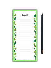 Load image into Gallery viewer, Avocado Cream Notepad DL- Magnetic Option