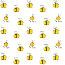Load image into Gallery viewer, Cute Bee Tea Towel. 100% Cotton & Made In The UK.