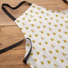 Load image into Gallery viewer, Cute Bee Apron-Adult. 100% Cotton & Made In The UK.