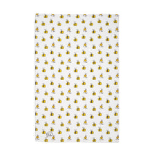 Load image into Gallery viewer, Cute Bee Tea Towel. 100% Cotton & Made In The UK.