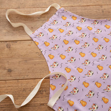 Load image into Gallery viewer, Cute Purple Cat Apron-Adult. 100% Cotton & Made In The UK.