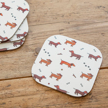 Load image into Gallery viewer, Sausage Dog Coaster. Made In The UK.