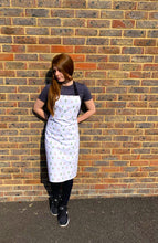 Load image into Gallery viewer, Flamingo And Cactus Apron. 100% Cotton. Made In The UK.