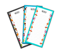 Load image into Gallery viewer, Grey Ice Cream Notepad DL-Magnetic Option