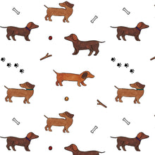 Load image into Gallery viewer, Sausage Dog/ Dachshund Apron. 100% Cotton & Made In The UK.