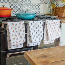 Load image into Gallery viewer, Lobster And Prawn Tea Towel. 100% Cotton & Made In The UK.