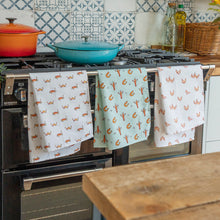 Load image into Gallery viewer, Crab Tea Towel. 100% Cotton. Made In The UK.