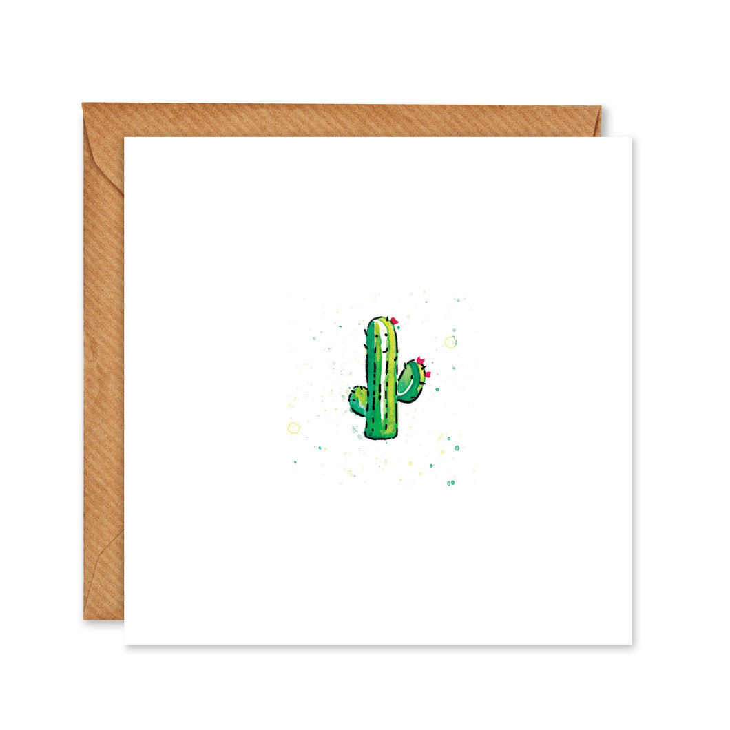 Cute Cactus Blank Card